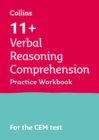 Image for 11+ comprehension results booster  : for the CEM tests
