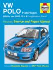 Image for VW Polo service and repair manual  : models covered, Polo hatchback, including special/limited editions 1.0 litre (999 cc) &amp; 1.4 litre (1390 cc) petrol