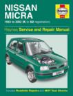 Image for Nissan Micra Service and Repair Manual