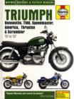 Image for Triumph Bonneville, T110, Speedmaster, America, Thruxton &amp; Scrambler service &amp; repair manual  : 2001 to 2007
