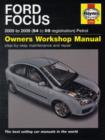 Image for Ford Focus owners workshop manual  : models covered: hatchback, saloon &amp; estate models with 4-cylinder petrol engines 1.4 litre (1388c), 1.6 litre (1596cc), 1.8 litre (1798cc) and 2.0 litre (1999cc)