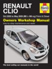 Image for Renault Clio owners workshop manual  : models covered, Renault Clio hatchback petrol: 1.2 litre (1149cc), 1.4 litre (1390cc) &amp; 1.6 litre (1598cc) inc. turbo, Turbo-Diesel: 1.5 (1461cc)