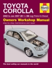 Image for Toyota Corolla (02 - Jan 07) 51 To 56