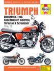 Image for Triumph Bonneville, T100, Speedmaster, America service &amp; repair manual  : 2001-2012