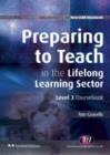 Image for Preparing to teach  in the lifelong learning sectorLevel 3 coursebook