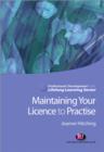 Image for Maintaining you licence to practice
