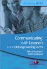 Image for Communicating with learners in the lifelong learning sector