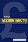Image for Working in accountancy 2014