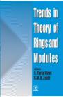 Image for Trends in theory of rings and modules