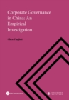 Image for Corporate governance in China  : an empirical investigation