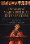 Image for Dictionary of Major Biblical Interpreters