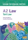 Image for A2 Law : Tort