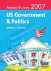 Image for US Government and Politics Annual Survey 2007