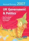 Image for UK Government and Politics Annual Survey 2007