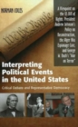 Image for Interpreting political events in the United States  : critical debate and representative democracy