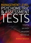 Image for Management level psychometric &amp; assessment tests  : everything you need to help you land that senior job