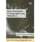 Image for New directions in copyright lawVol. 2