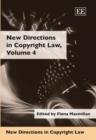Image for New directions in copyright lawVol. 4