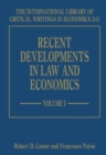 Image for Recent Developments in Law and Economics