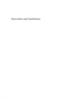 Image for Innovation and institutions: a multidisciplinary review of the study of innovation systems