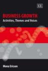 Image for Business growth  : activities, themes and voices