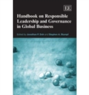 Image for Handbook on Responsible Leadership and Governance in Global Business