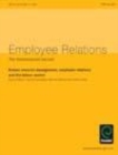 Image for Human resource management, employee relations and the labour market