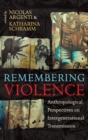 Image for Remembering Violence : Anthropological Perspectives on Intergenerational Transmission