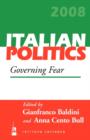 Image for Italian politics: Governing fear