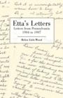Image for Etta&#39;s Letters - Letters from Pennsylvania 1904 to 1907