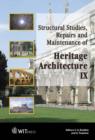 Image for Structural studies, repairs and maintenance of heritage architecture IX