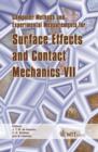 Image for Computer methods and experimental measurements for surface effects and contact mechanics VII : v. 7
