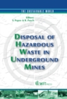 Image for Disposal of hazardous waste in underground mines
