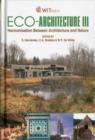 Image for Eco-architecture III  : harmonisation between architecture and nature