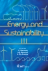 Image for Energy and sustainability III