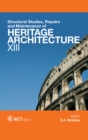 Image for Structural studies, repairs and maintenance of heritage architecture XIII