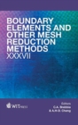 Image for Boundary Elements and Other Mesh Reduction Methods XXXVII