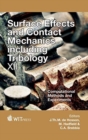 Image for Surface Effects and Contact Mechanics Including Tribology XII