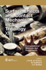 Image for Surface effects and contact mechanics including tribology XII: computational methods and experiments