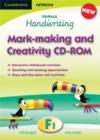Image for Penpals for Handwriting Foundation 1 Mark-making and Creativity CD-ROM : New Edition