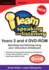 Image for i-learn: Speaking and Listening Years 3 and 4 DVD-ROM