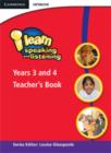Image for i-learn speaking and listeningYears 3 and 4,: Teacher&#39;s book