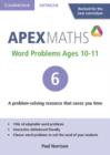 Image for Apex Word Problems Ages 10-11 DVD-ROM 6 UK edition