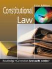 Image for Cavendish: Constitutional Lawcards 5/e