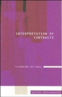 Image for Interpretation of contracts  : current controversies in law