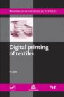 Image for Digital printing of textiles