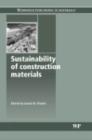 Image for Sustainability of construction materials