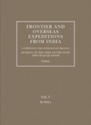 Image for Frontier and Overseas Expeditions from India : v. 5 : Burma
