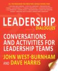 Image for Leadership dialogues  : conversations and activities for leadership teams