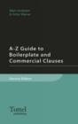 Image for A-Z guide to boilerplate and commercial clauses
